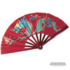 Bamboo Dragon Fighting Fan 10"