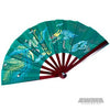 Bamboo Dragon Fighting Fan 10"