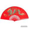 Bamboo Dragon Fighting Fan 13"