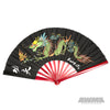 Bamboo Dragon Fighting Fan 13"