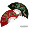 Metal Dragon Fighting Fan
