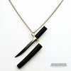 Samurai Sword with Scabbard Necklace
