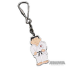 Karate Man with Flag Keychain
