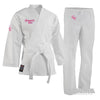 ProForce® Gladiator Girl 6 oz. Karate Uniform (Elastic Drawstring) - 55/45 Blend - With Free White Belt
