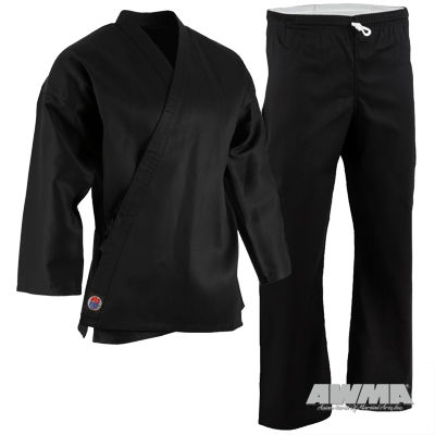 ProForce® 6 oz. Karate Uniform (Elastic Drawstring) - 55/45 Blend - With Free White Belt