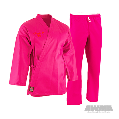 ProForce® 6 oz. Karate Uniform (Elastic Drawstring) - 55/45 Blend - Gladiator Girl