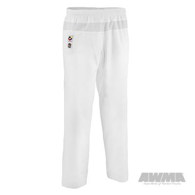 ProForce® WKF Approved Diamond Kumite Uniform White Pants