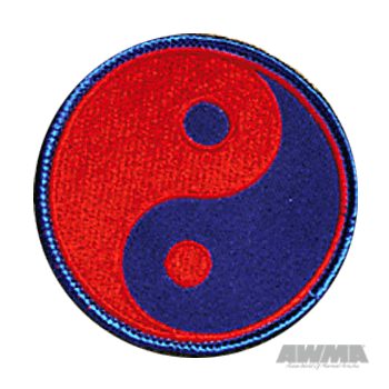 Yin & Yang-Red and Blue Patch