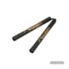 Children's Black Practice Foam Nunchaku with Gold Dragon