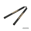 Children's Black Practice Foam Nunchaku with Gold Dragon