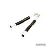 Demo II Black Practice Foam Nunchaku with Gold Dragon
