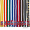 ProForce® 1.5" Double Wrap White Stripe Karate Belt