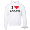 I Love Karate Youth Hoodie