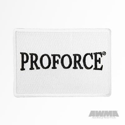 ProForce® Patch White w/ Black Lettering