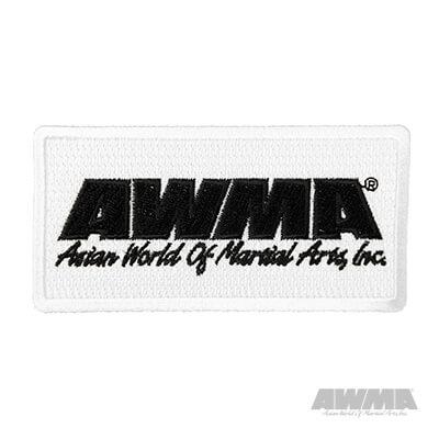 AWMA® Patch White w/ Black Lettering