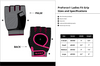 ProForce® Fitness Workout & Weight Lifting Gloves - Ladies Fit Grip