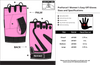 ProForce® Fitness Workout & Weight Lifting Gloves - Ladies Easy Off